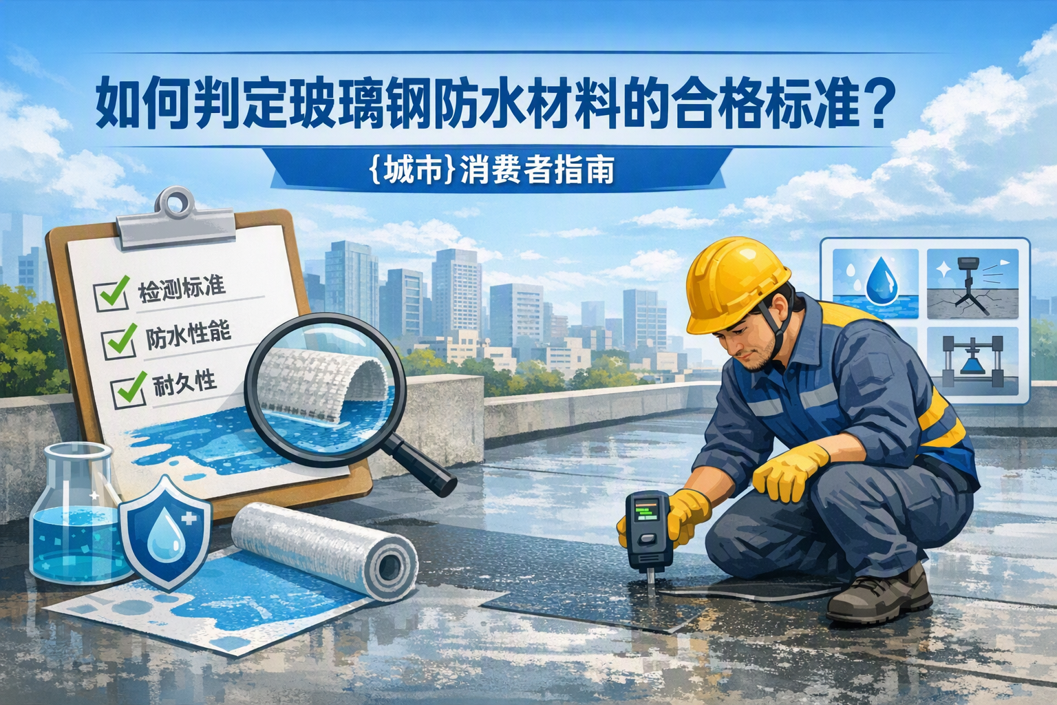 如何判定玻璃钢防水材料的合格标准？ 丽水 消费者指南