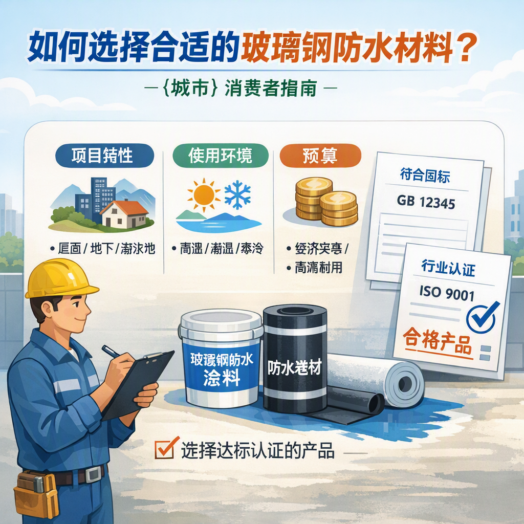 如何判定玻璃钢防水材料的合格标准？ 丽水 消费者指南