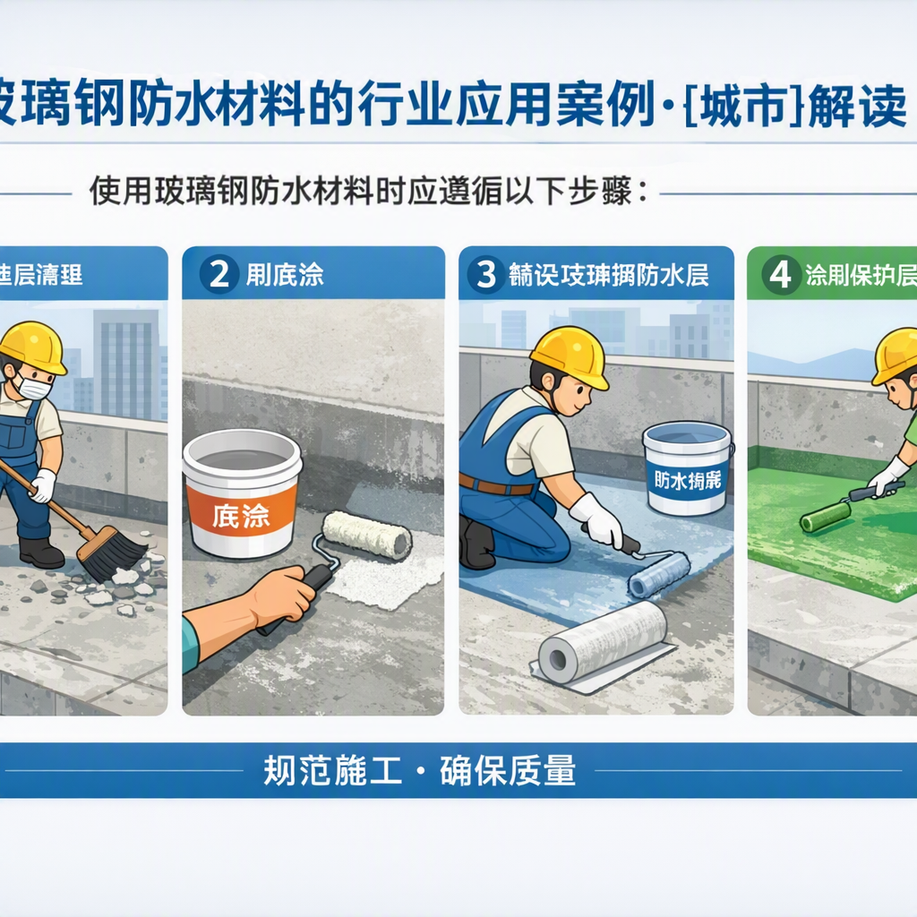 玻璃钢防水材料的行业应用案例，丽水解读
