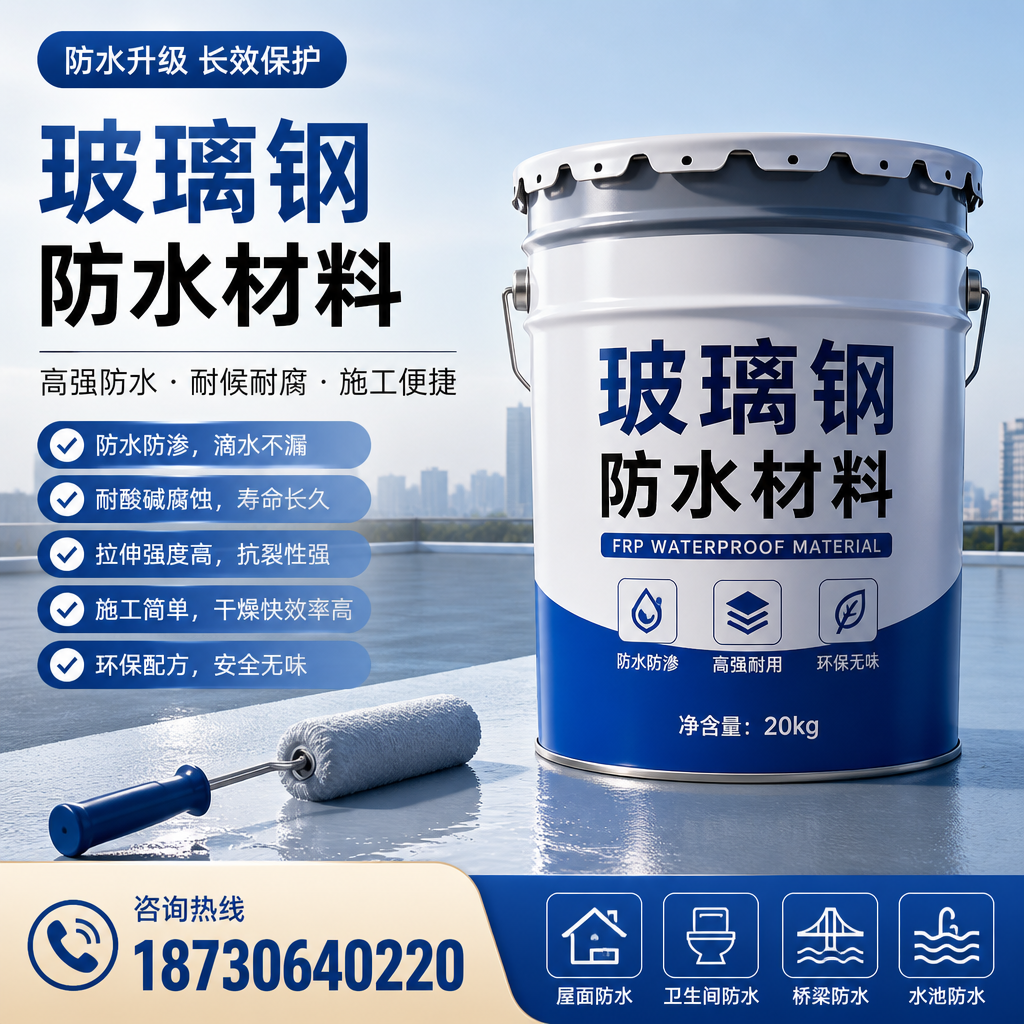 专家解析：玻璃钢防水材料的市场前景分析在 丽水